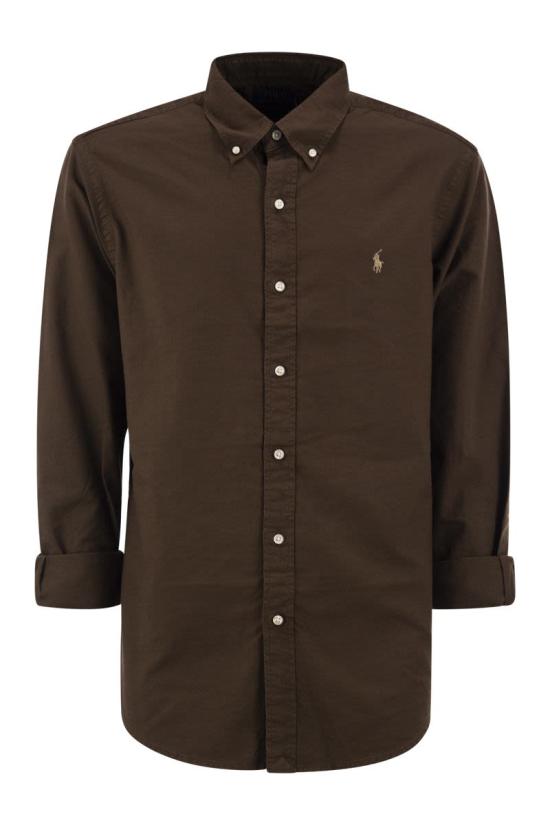 26FW 폴로 랄프로렌 긴팔 셔츠 710805564 519 BROWN