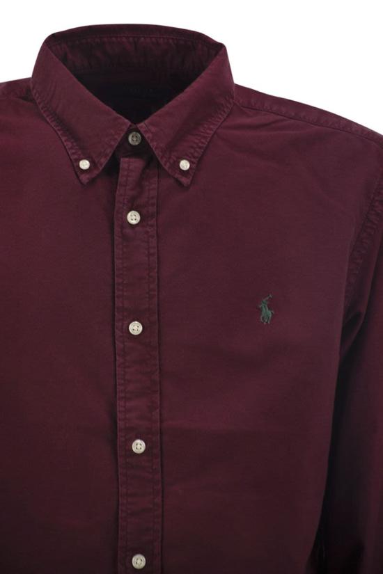 26FW 폴로 랄프로렌 긴팔 셔츠 710805564 526 BORDEAUX - POLO RALPH LAUREN