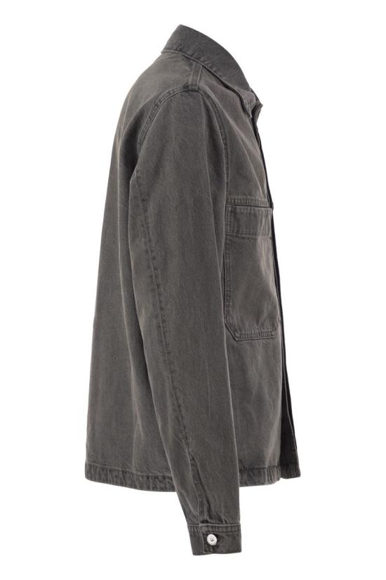 26FW 스톤 아일랜드 블루 린스 버튼 디테일 코치 재킷 L2S144100006S0J35 VJ604 GREY - STONE ISLAND