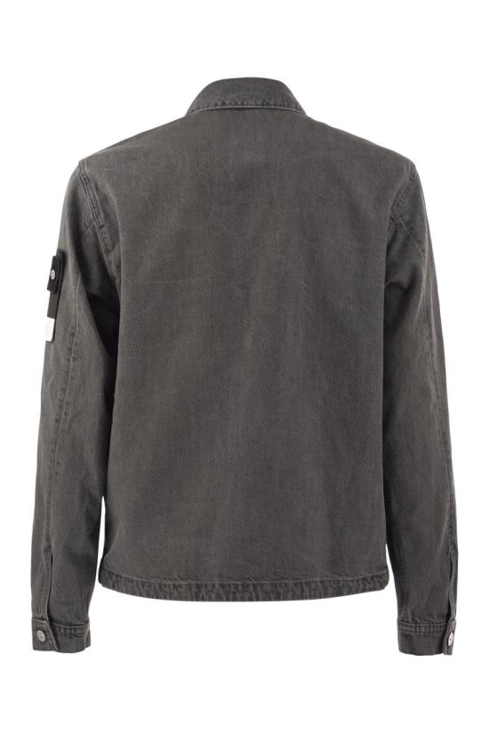 26FW 스톤 아일랜드 블루 린스 버튼 디테일 코치 재킷 L2S144100006S0J35 VJ604 GREY - STONE ISLAND