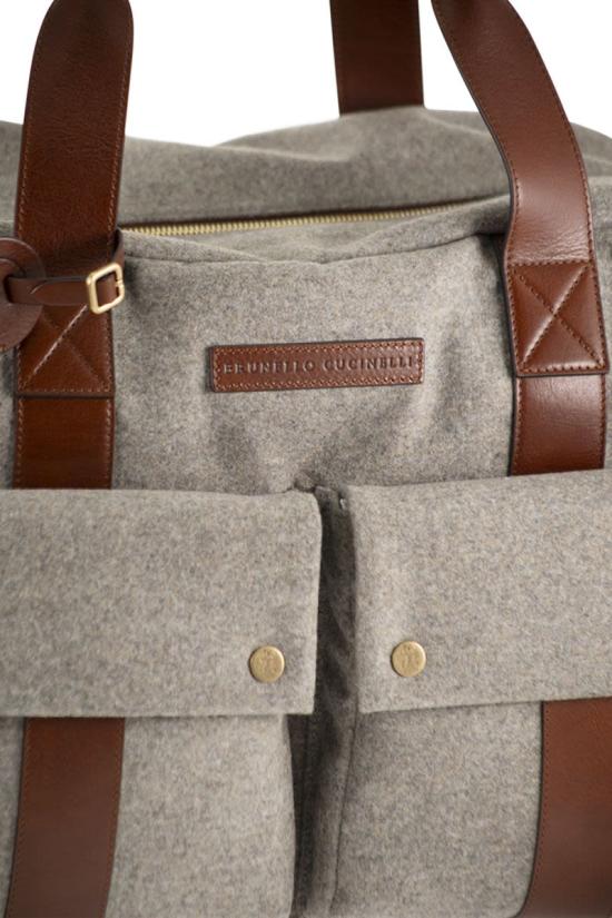 26FW 브루넬로 쿠치넬리 토트백 MBPABU323 CZV25 GREY - BRUNELLO CUCINELLI