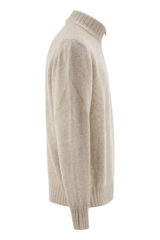 26FW 키톤 집업 니트 UMK1097K395007 LIGHT BEIGE - KITON