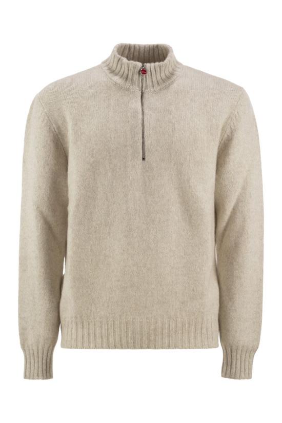 26FW 키톤 집업 니트 UMK1097K395007 LIGHT BEIGE