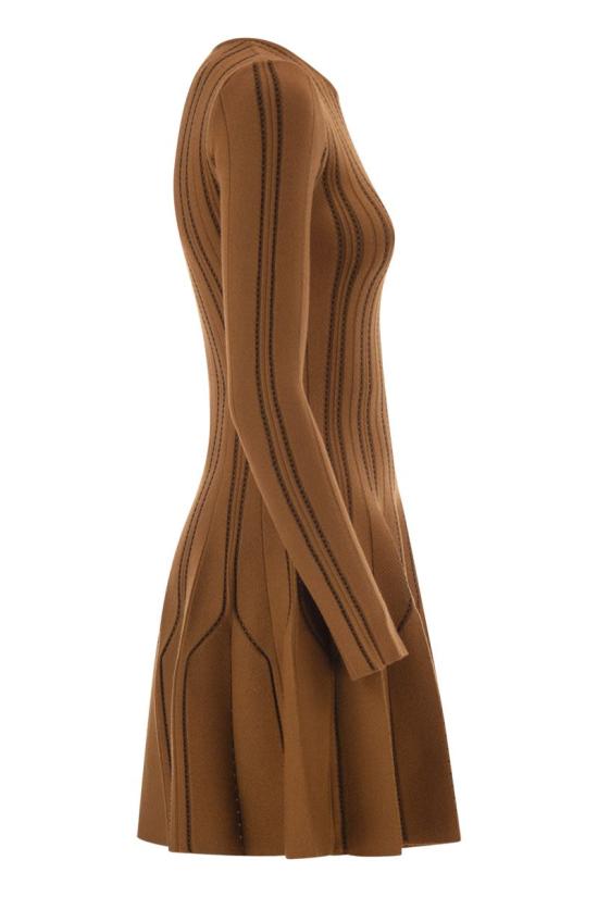 26FW 엘리자베타프랜치 미디 원피스 AM39Q67E2 FR1 LIGHT BROWN - ELISABETTA FRANCHI