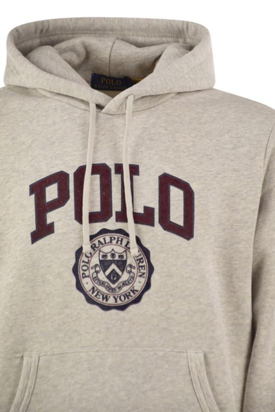 26FW 폴로 랄프로렌 후드 티셔츠 710B26149 003 LIGHT GREY - POLO RALPH LAUREN
