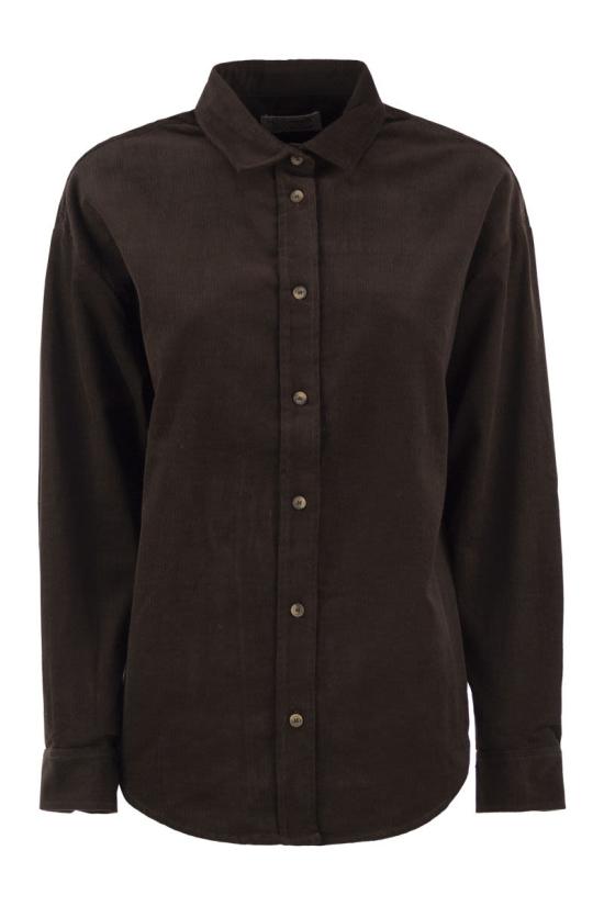 26FW 세인트바쓰 셔츠 GIG0002 01000M DARK BROWN