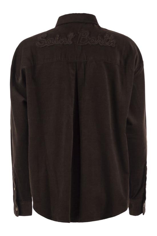 26FW 세인트바쓰 셔츠 GIG0002 01000M DARK BROWN - MC2 SAINT BARTH