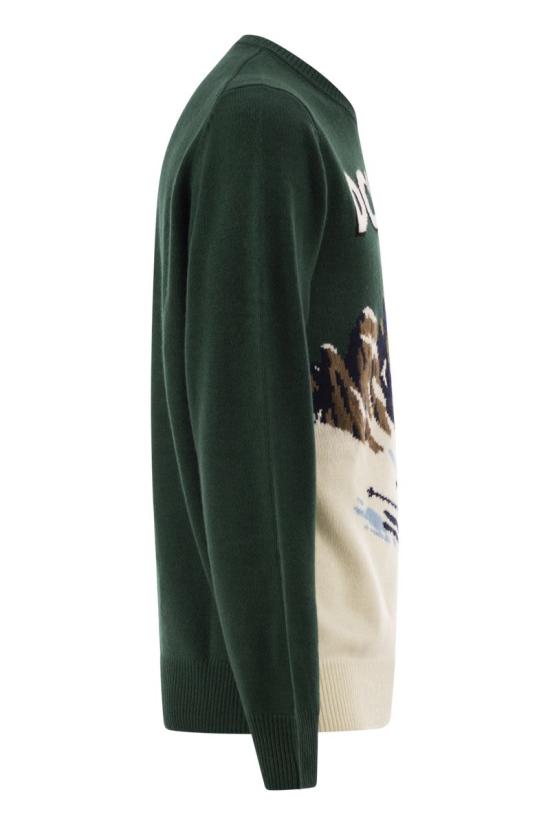 26FW 세인트바쓰 스웨터 HER0011 03643M GREEN - MC2 SAINT BARTH