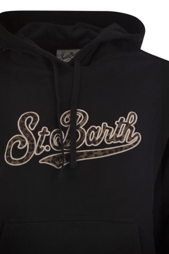 26FW 세인트바쓰 후드 티셔츠 VRG0001 03831M BLACK - MC2 SAINT BARTH