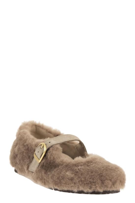 26FW 버켄스탁 플랫 슈즈 1032639 GRAY TAUPE GRAYTAUPE BROWN - BIRKENSTOCK