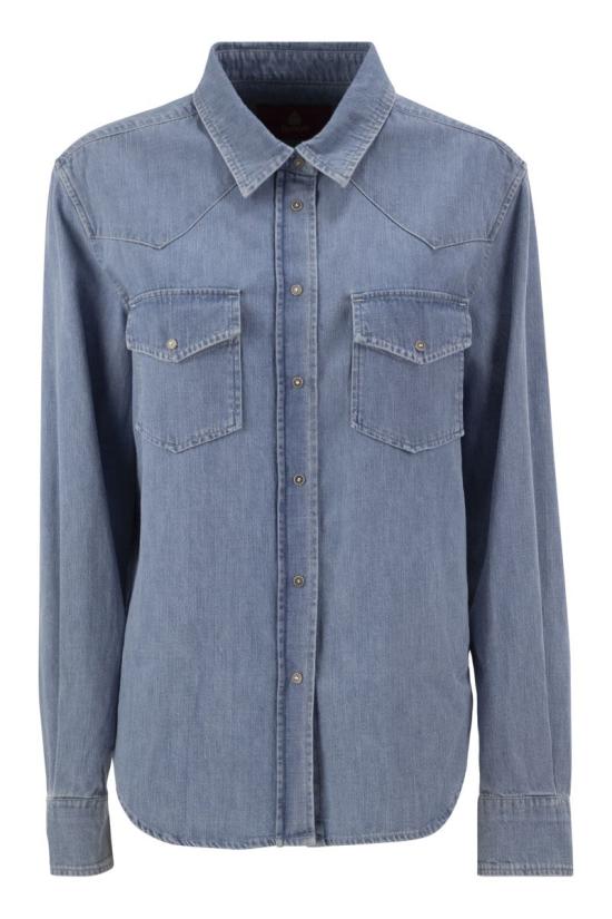 26FW 돈답 셔츠 DC564DF0272DXL2DD 800 LIGHT DENIM