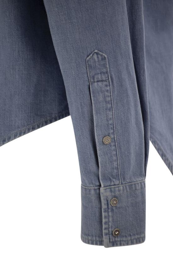 26FW 돈답 셔츠 DC564DF0272DXL2DD 800 LIGHT DENIM - DONDUP