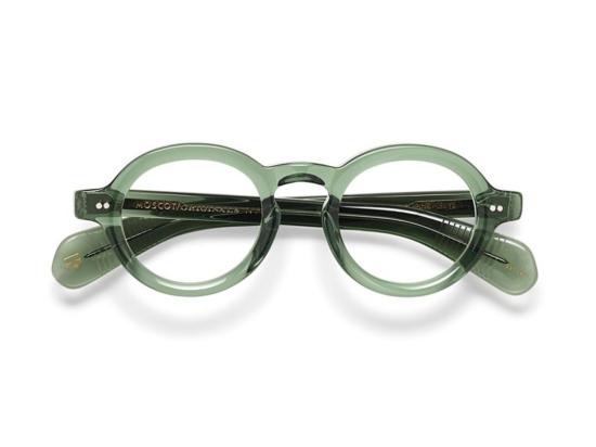 26SS 모스콧 선글라스 오르-포이-오 반투명 아세테이트 원형 안경 - MOSCOT