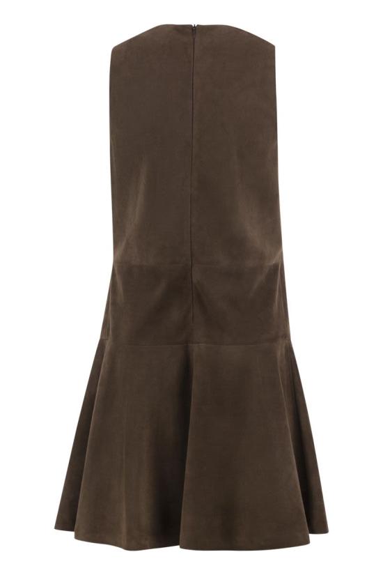 26FW 브루넬로 쿠치넬리 미디 원피스 M0CLFA5544 C1129 DARK BROWN - BRUNELLO CUCINELLI