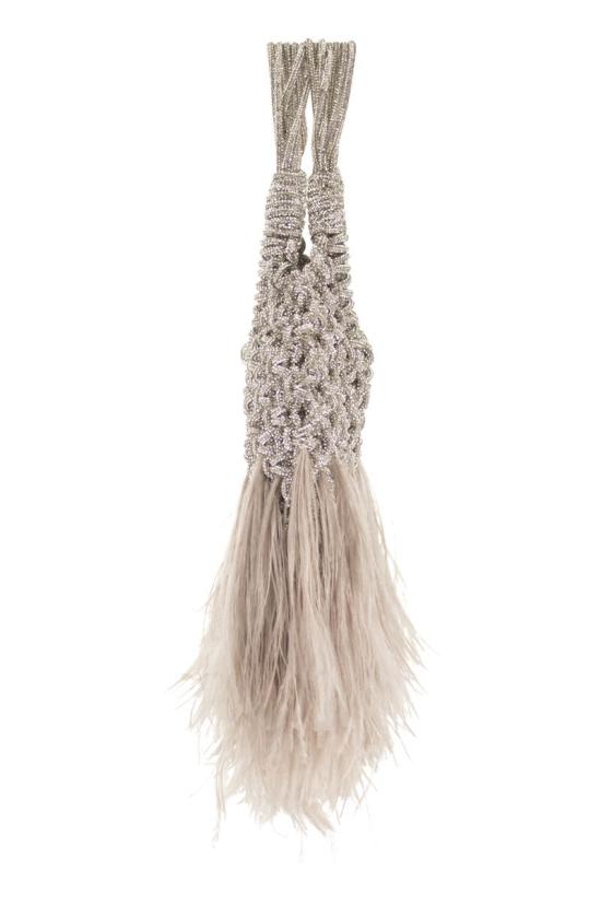  히보우라마 토트백 VANNIFIQUE PLUMES CRYSTAL LIGHT GREY CRYSTALLIGHTGREY - HIBOURAMA