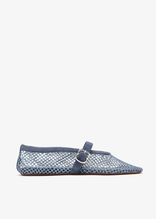 26FW 알라이아 플랫 슈즈 AA3A029A023U95 AZUL