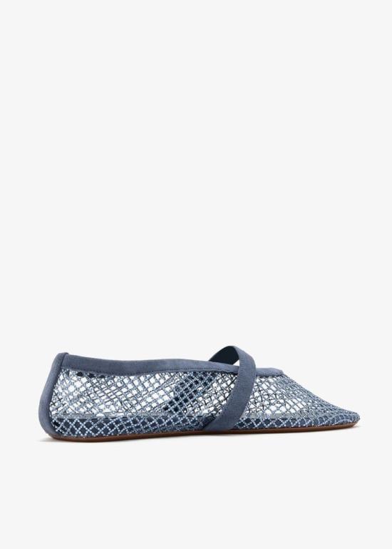 26FW 알라이아 플랫 슈즈 AA3A029A023U95 AZUL - ALAIA