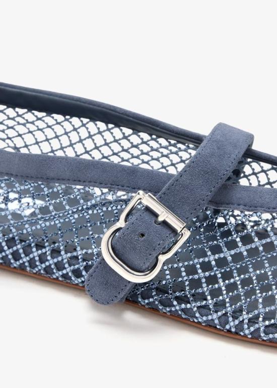 26FW 알라이아 플랫 슈즈 AA3A029A023U95 AZUL - ALAIA