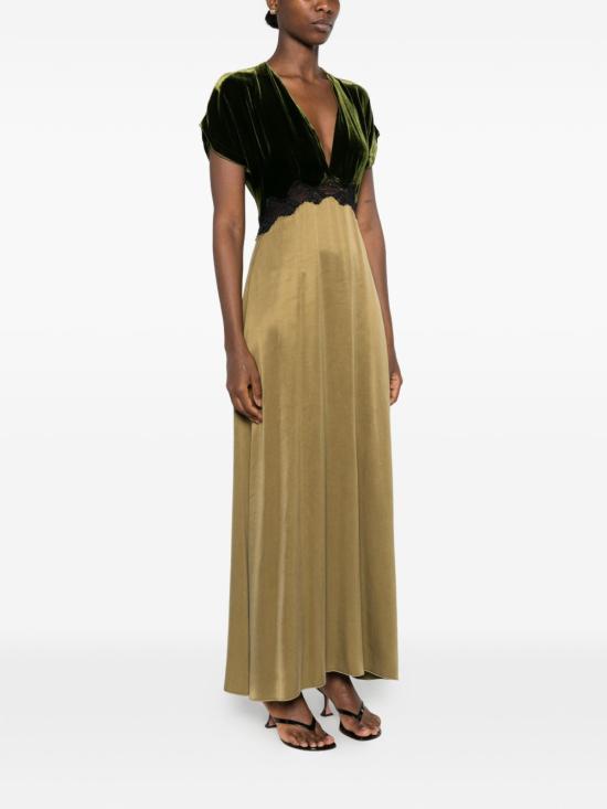26FW 포르테포르테 미디 원피스 15355MYDRESSWOODS GREEN - FORTE FORTE