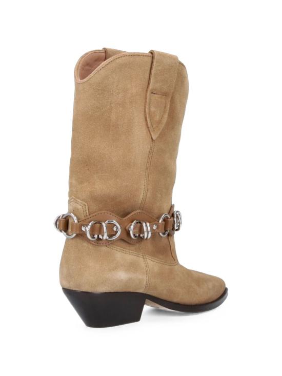 26FW 이자벨마랑 듀에르토 레더 카우보이 웨스턴 앵클 부츠 BO0003FFD4A23S50TA GREY - ISABEL MARANT