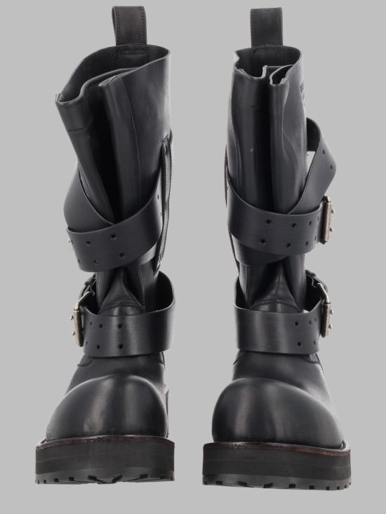 26FW 발렌시아가 베놈 하이 부츠 833592 WBEQ11000 BLACK