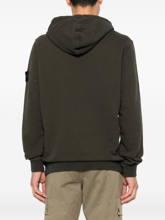 26FW 스톤 아일랜드 오가닉 코튼 플리스 후드 L2S156100048S0A20 V0078COALGREY - STONE ISLAND