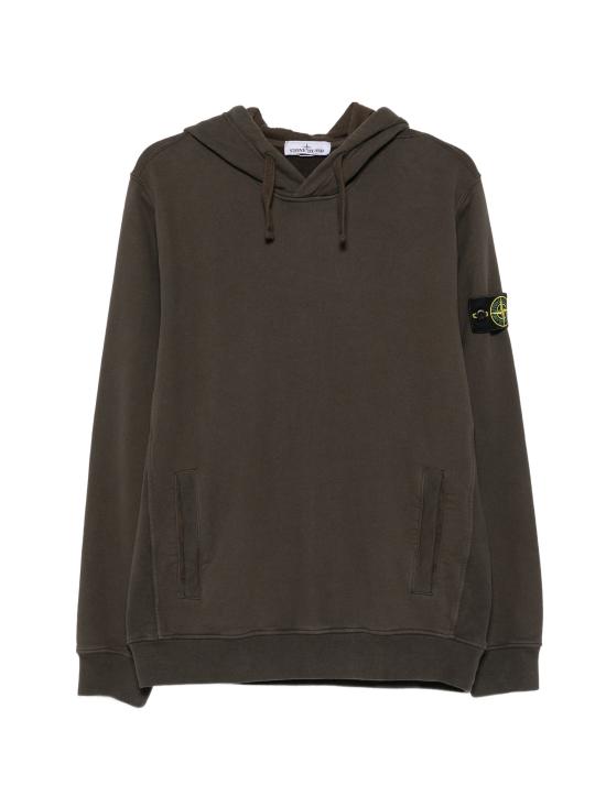 26FW 스톤 아일랜드 오가닉 코튼 플리스 후드 L2S156100048S0A20 V0078COALGREY