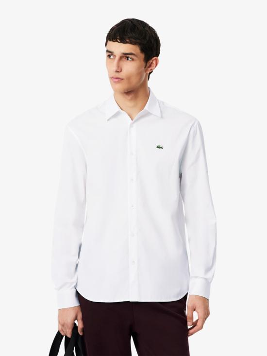 26FW 라코스테 긴팔 셔츠 CH8723 001 WHITE - LACOSTE