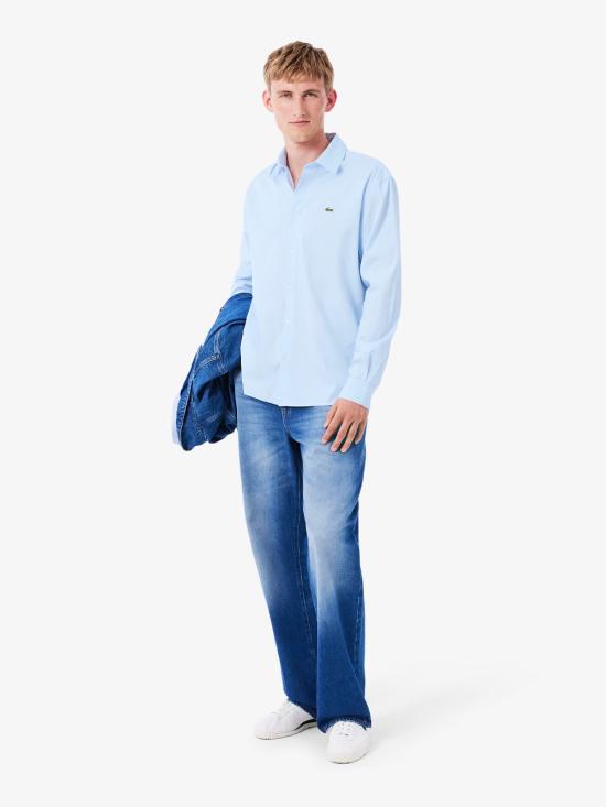 26FW 라코스테 긴팔 셔츠 CH8723 T01 BLUE - LACOSTE