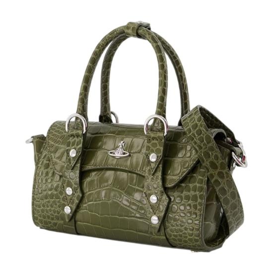 26FW 비비안웨스트우드 베띠나 미니 크로스바디 탑핸들 백 4803001PWL0098M404 KHAKI - VIVIENNE WESTWOOD