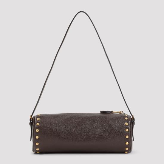 26FW 미우미우 로고 나파 레더 파우치백 5NE8512ZSQF0343 brown - MIU MIU