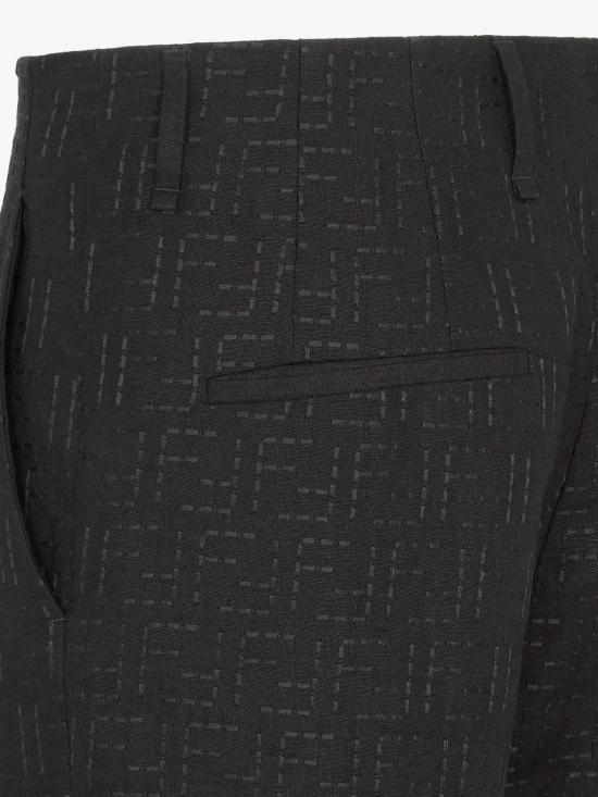  펜디 스트레이트 팬츠 FB1029AU6YF0QA1 black - FENDI