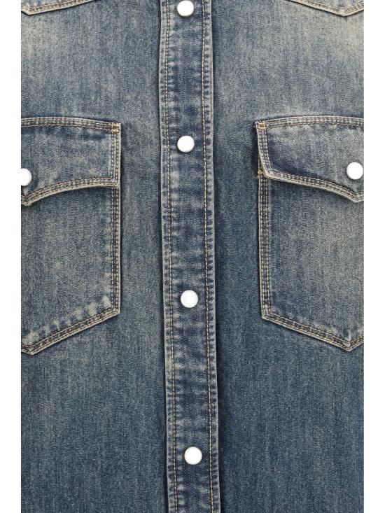 26FW 펜디 셔츠 FLF867B1PD F19S8 BLUE - FENDI