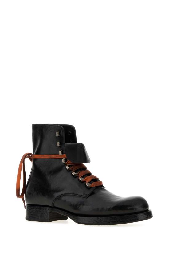 26FW 프라다 앤티크 가죽 첼시 부츠 2UF003FX0013ZQE F0002 BLACK - PRADA