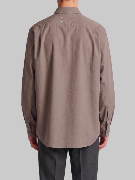 26FW 마르지엘라 롱 슬리브 코튼 셔츠 S50DT0076M35892 001F BEIGE - MAISON MARGIELA