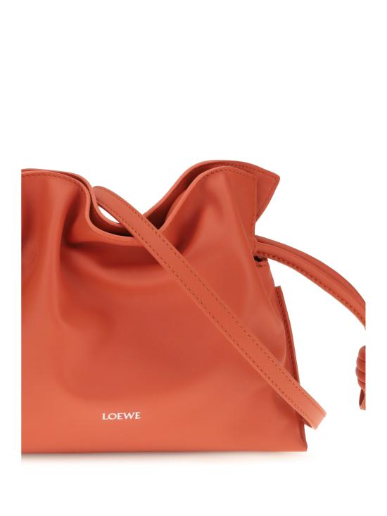 26FW 로에베 나파 카프스킨 미니 플라멘코 클러치 A411FC2XA6 5557 ORANGE - LOEWE