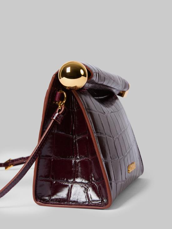 26FW 자크뮈스 클러치/파우치 BAW00472AC07A20 495 BORDEAUX - JACQUEMUS