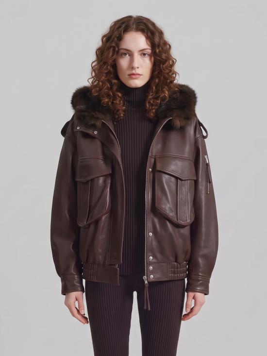 26FW 더프랭키샵 자켓 JAFS22732200 BROWN