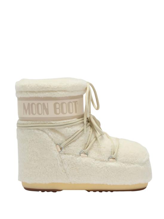 26FW 문부츠 아이콘 로우 플리스 부츠 1409700099 H017 WHITE