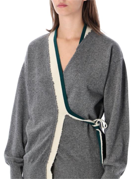26FW 드리스 반 노튼 스웨터 26201121047054705 802 GREY - DRIES VAN NOTEN
