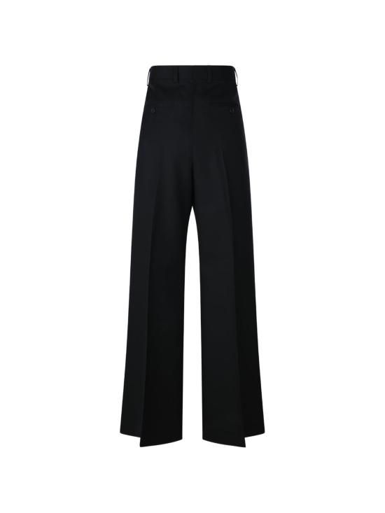 26FW 셀린느 울 개버딘 턱스 트라우저 RP0JN650D 38NO BLACK