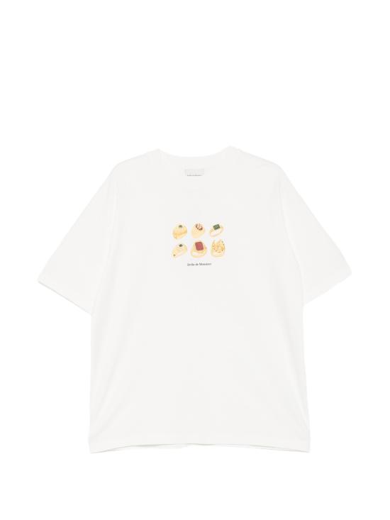 26FW 드롤드무슈 반팔 티셔츠 MTS341CO002 OW OFF WHITE