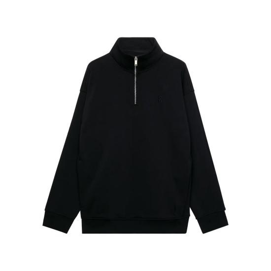 26FW 온 러닝 집업 니트 1MG10730553 BLACK