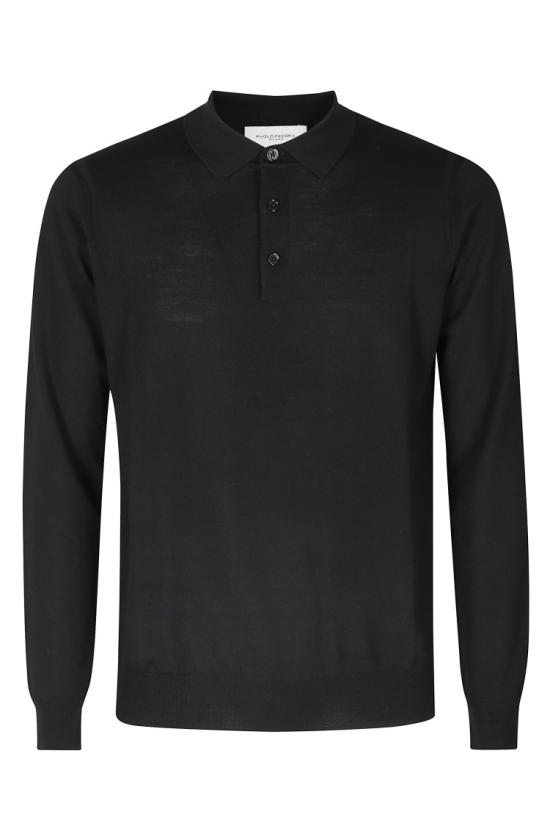 26FW 파올로 페코라 폴로 티셔츠 A022 F001 099 Black