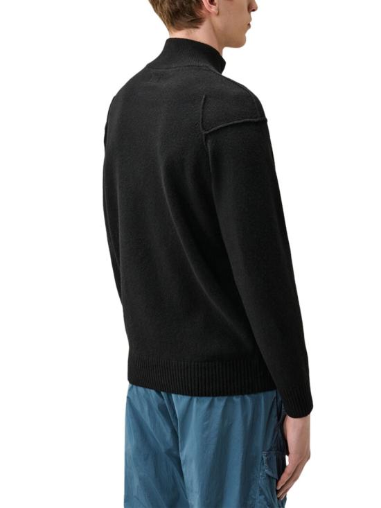 26FW 씨피 컴퍼니 니트웨어 21CMKN070A005528A999 Black - C.P. COMPANY