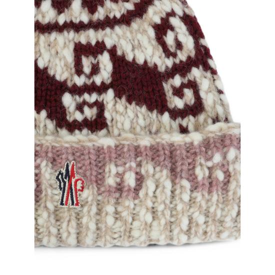 26FW 몽클레어 모자 N1208 3B000 03 P04 NEUTRALS RED - MONCLER