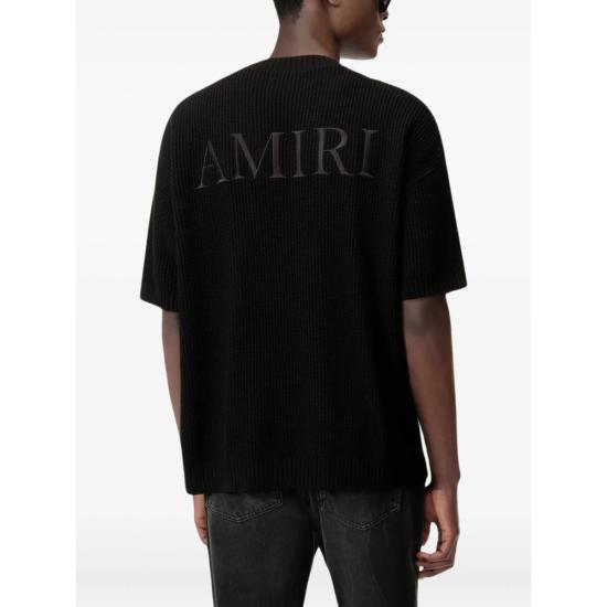 27SS 아미리 탑 AMKNTE1052 001 BLACK - AMIRI