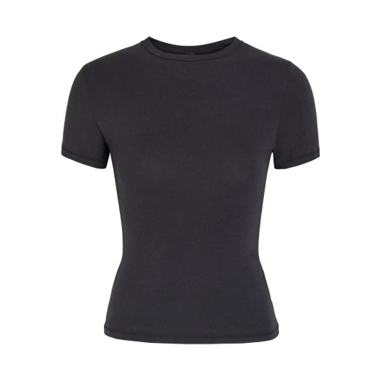 27SS 스킴스 탑 AP TSH 0638 SOT BLACK