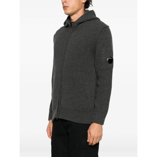 26FW 씨피 컴퍼니 니트웨어 MKN106A11 0149A 978 GREY - C.P. COMPANY