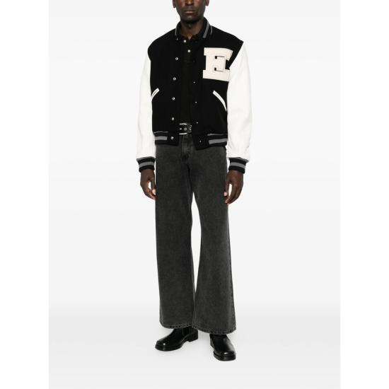 26FW 이알엘 봄버 자켓 ERL13J001 BLACK BLACK WHITE - ERL